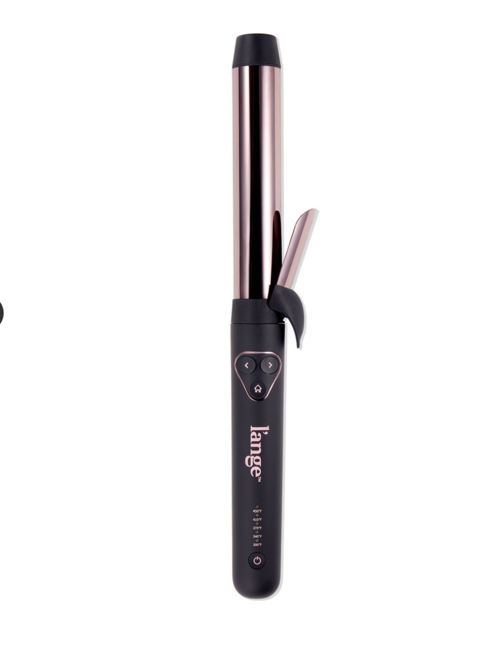 NWT L’ange Le Pirouette 32 mm titanium rotating curling iron in black